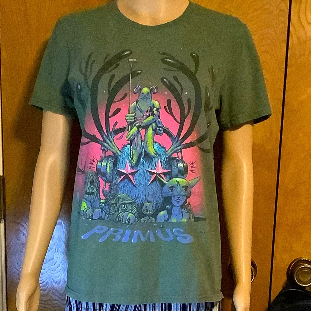 2012 Primus Tour T shirt green size small